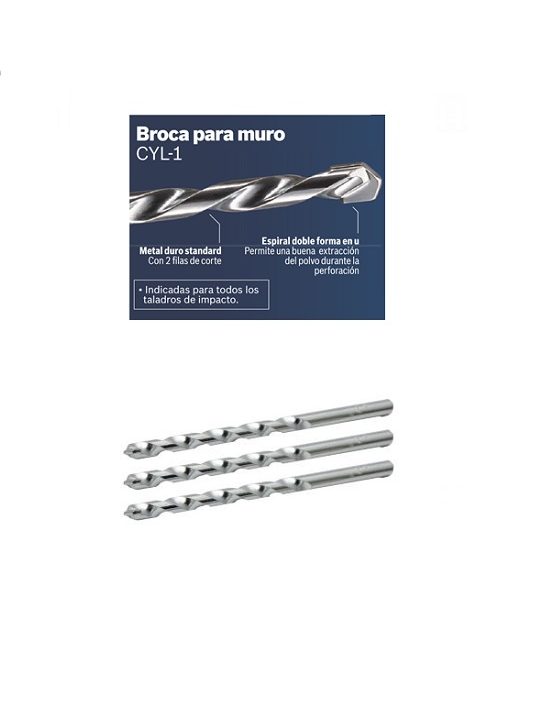 broca para muro