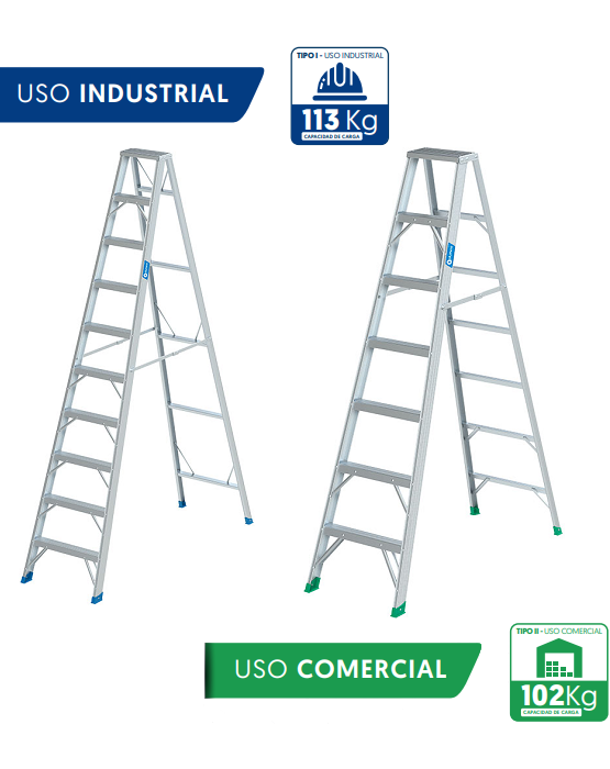 Escalera tijera Aluminio